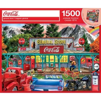 MasterPieces 1500 Piece Jigsaw Puzzle for Adults - Coca-Cola General Store Theme Puzzle - Image 1