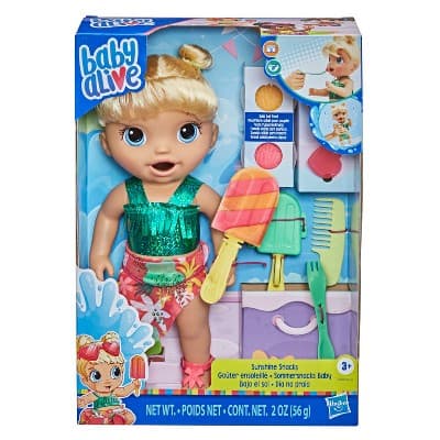 Baby Alive Sunshine Snacks Doll (Blonde Hair)
