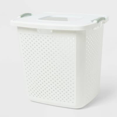 BR XL Lamper with Lid White with Daydream Green Handles - Brightroom™