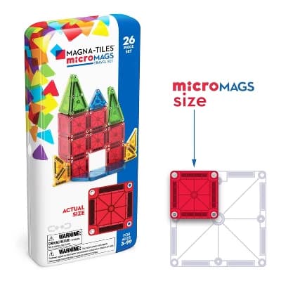 MAGNA-TILES microMAGS Travel Set - Image 1