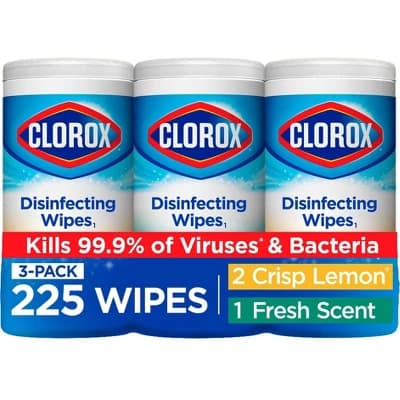 Clorox Disinfecting Wipes Value Pack Bleach Free Cleaning Wipes - 75ct/3pk - Image 1