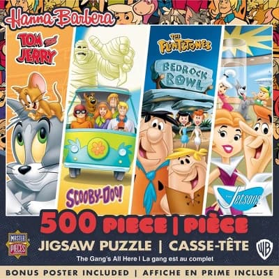MasterPieces Hanna-Barbera - Classics 500 Piece Jigsaw Puzzle for Adults - Image 1