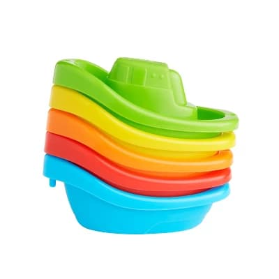 Munchkin Fleet Of Five Boats Bath Toy - Image 1