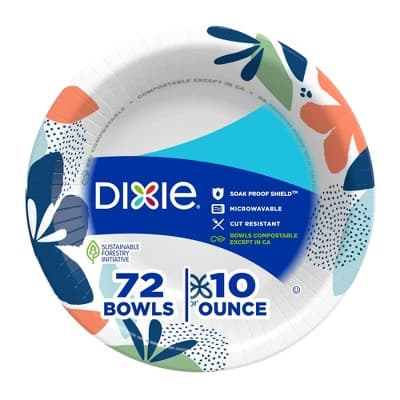Dixie Everyday Multi Purpose Disposable Bowls - 72ct/10oz - Image 1