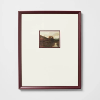 16"x20" Landscape with Color Frame and Mat Wall Art - Threshold™ designed with Studio McGee - Image 1