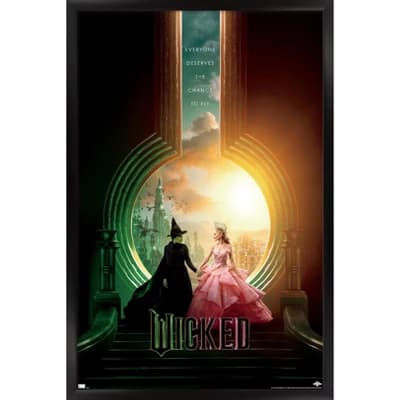 Trends International Wicked - Key Art Framed Wall Poster Prints Black Framed Version 22.375" x 34" - Image 1