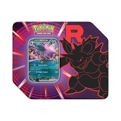 Pokémon Trading Card Game: Team Rocket Tin - Nidoking - Image 1