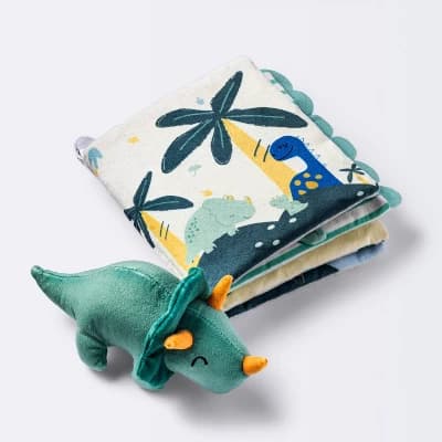 Soft Interactive Dinosaur Plush Book - Cloud Island™ - Image 1