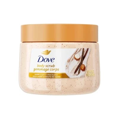 Dove Beauty Exfoliating Body Scrub - Vanilla Sugar & Shea Butter - 15oz - Image 1