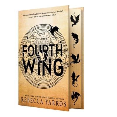 Fourth Wing (Wing and Claw Collection) - by Rebecca Yarros (Hardcover) - Image 1