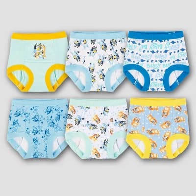 Toddler Bluey 6pk Training Underwear - 2T: Cotton Reusable Pants, 20-27 lbs, Multicolor, 6 Count - Image 1