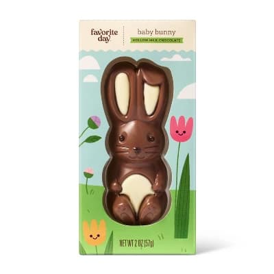Spring Easter Milk Chocolate Hollow Bunny - 2oz - Favorite Day™ - Image 1