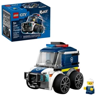 LEGO City Rides – Police Truck Building Toy 60481 - Image 1