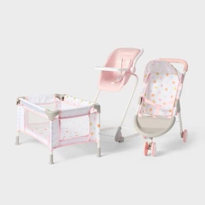 Baby Doll Nursery Bundle for 14" - 16" Dolls - Gigglescape™ - Image 1