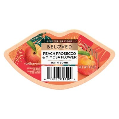 Beloved Peach Prosecco & Mimosa Bath Bomb