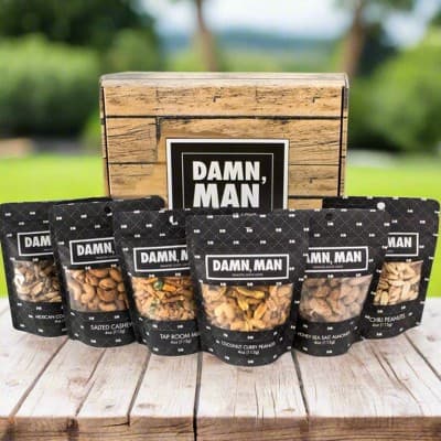 Manly Nut Box Mixed Nuts Gift Set