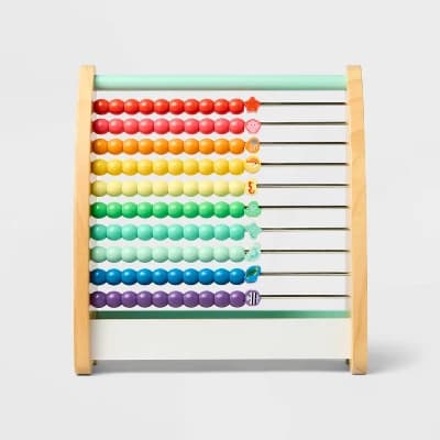 Counting Toy - Gigglescape™: Abacus Module, Baby & Toddler Learning, 18 Months+, Wood/Metal/Plastic, Math Focus - Image 1