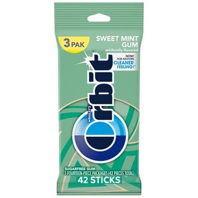Orbit Sweet Mint Sugarfree Gum Multipack - 42ct - Image 1