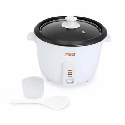 IMUSA 5 Cup Rice Cooker White - Image 1