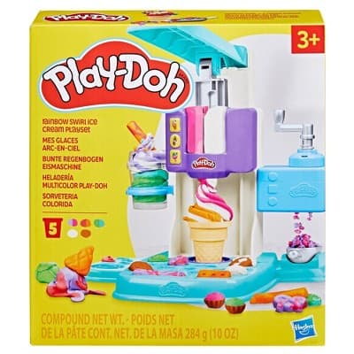 Play-Doh Rainbow Swirl Ice Cream Playset Multipack - 4pc