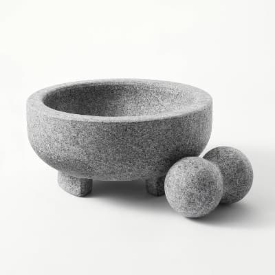 8" Granite Molcajete & Pestle - Figmint™ - Image 1