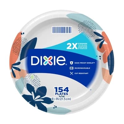 Dixie Everyday Dinner Paper Plates 8.5" - 154ct - Image 1
