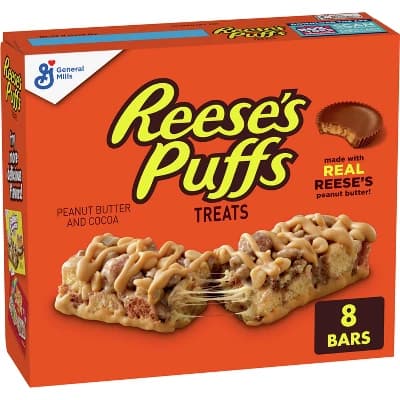 Reese's Puffs Cereal Snack Bars - 8ct - Image 1