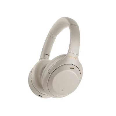 Sony WH-1000XM4 Noise Canceling Overhead Bluetooth Wireless Headphones - Silver - Image 1