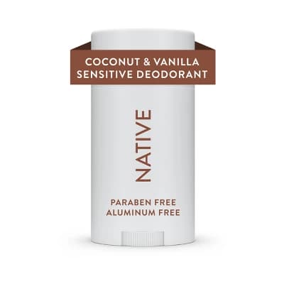 Native Sensitive Deodorant for Women & Men - Coconut & Vanilla - No Baking Soda - 2.65oz - Image 1