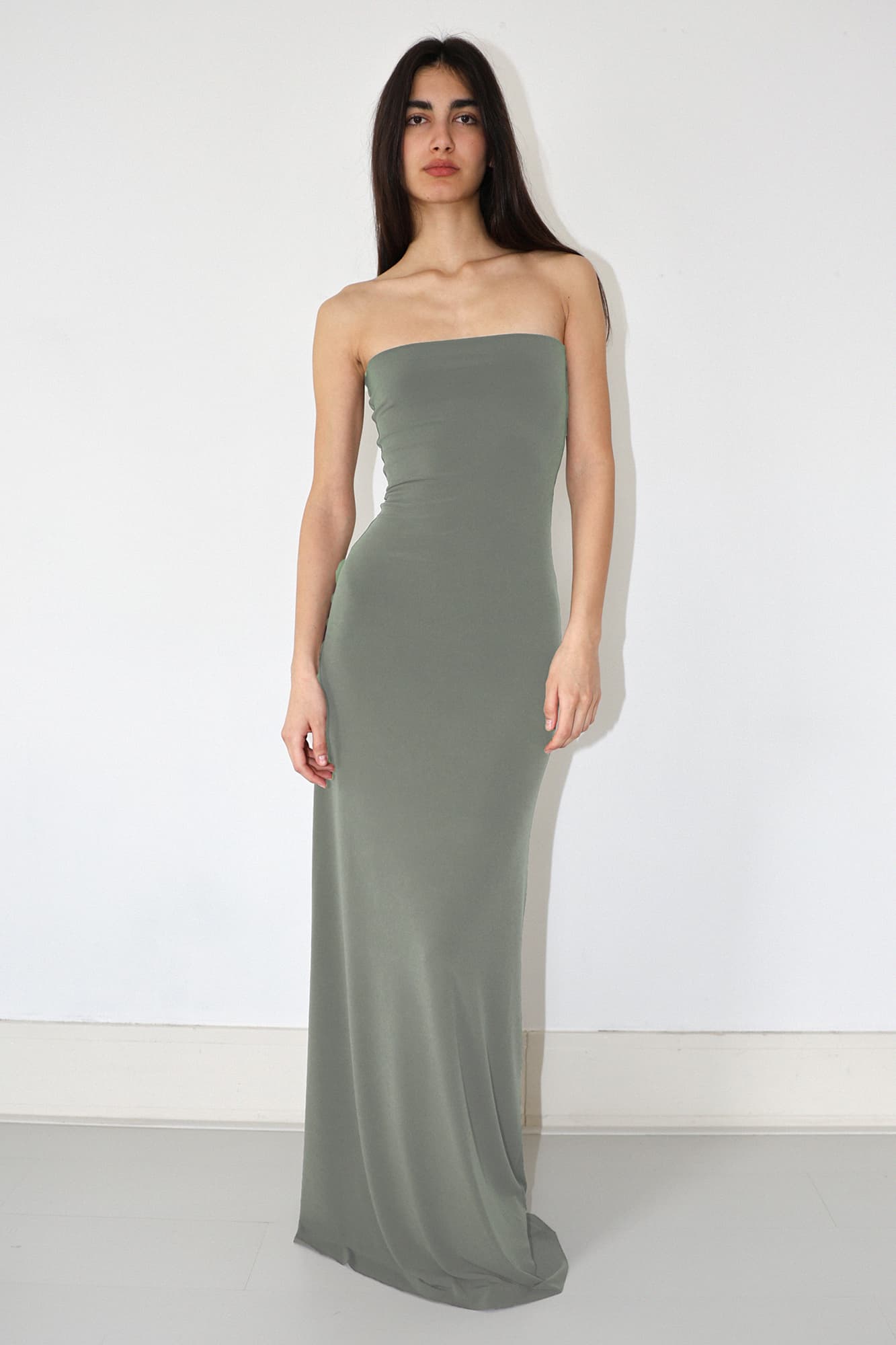 Pia Dress | Olive - Image 1