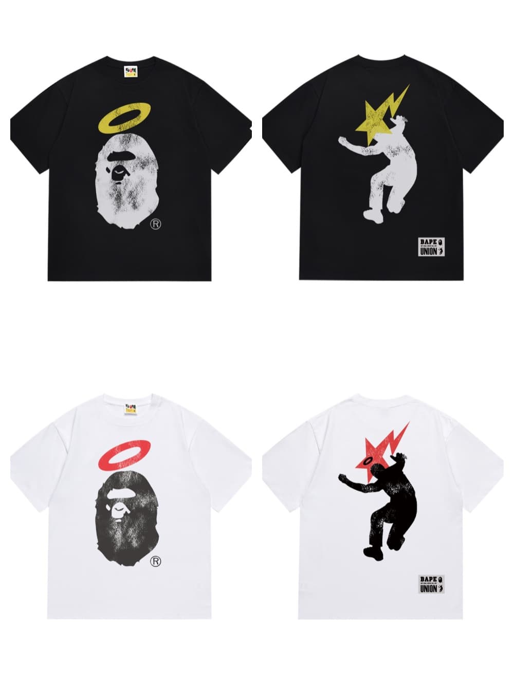 Co-branded 30th Anniversary Ape Head Vintage Tee 2 colors - Image 1