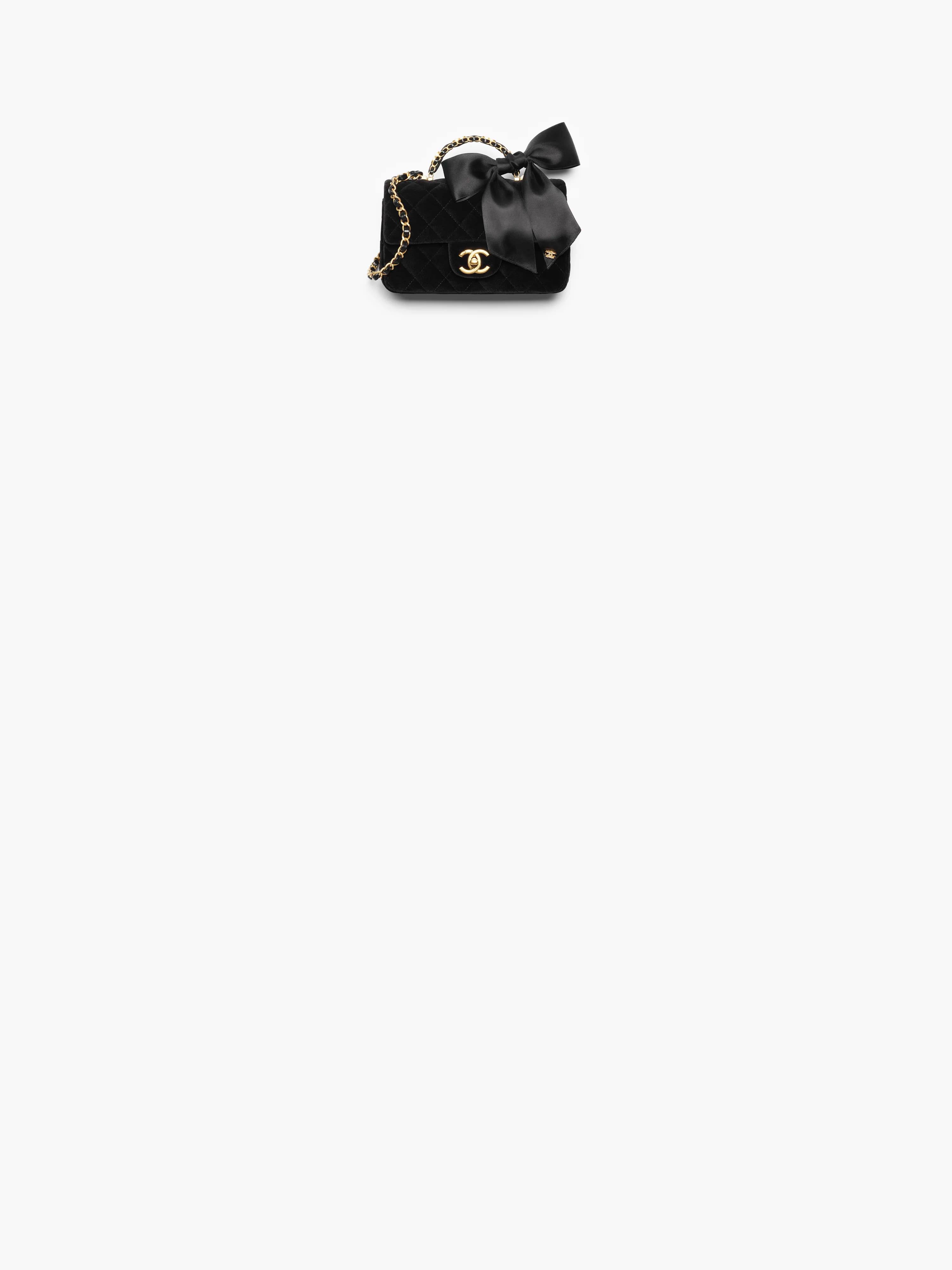 Mini Flap Bag with Top Handle - Image 1