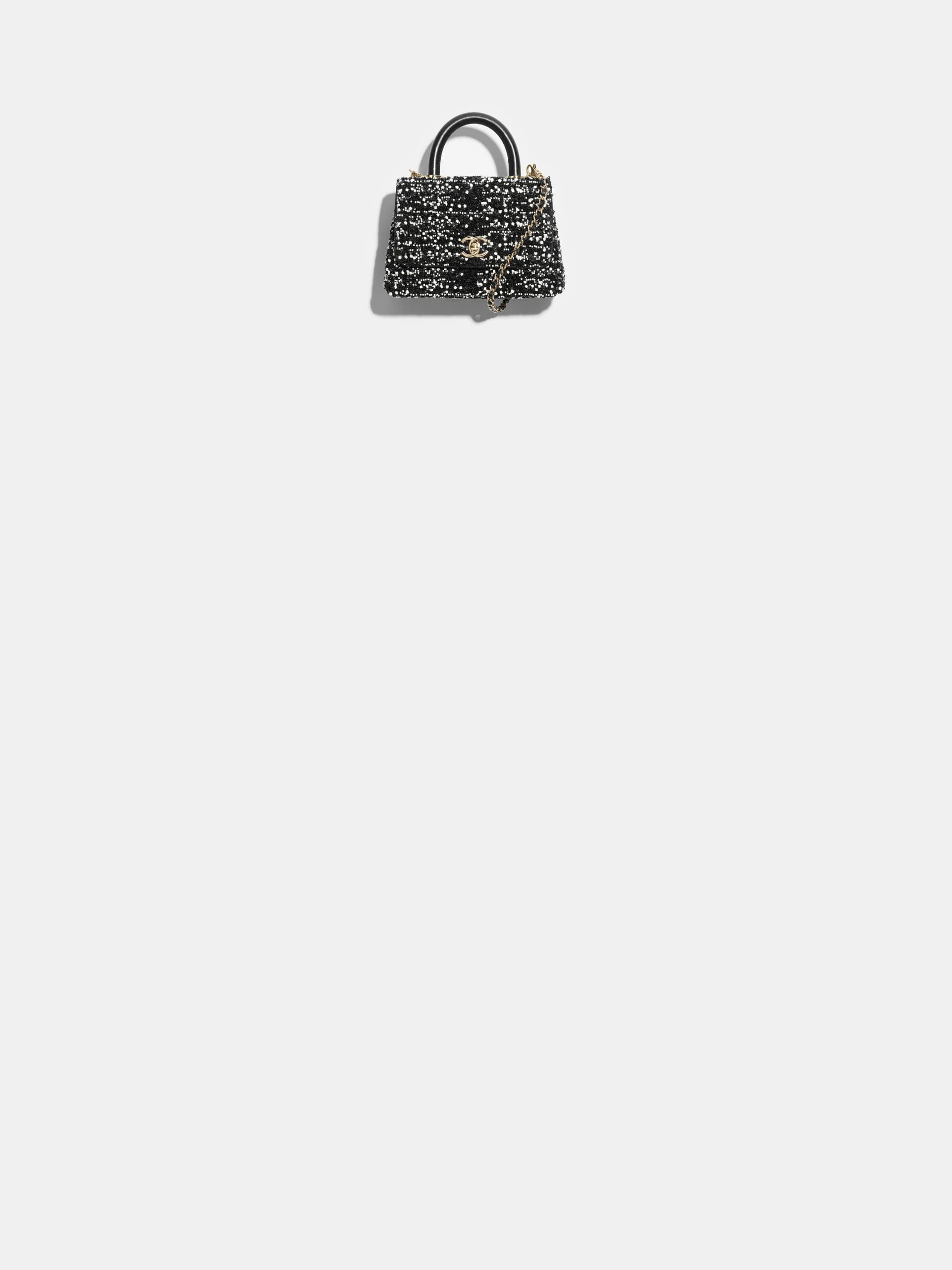 Mini Flap Bag with Top Handle - Image 1