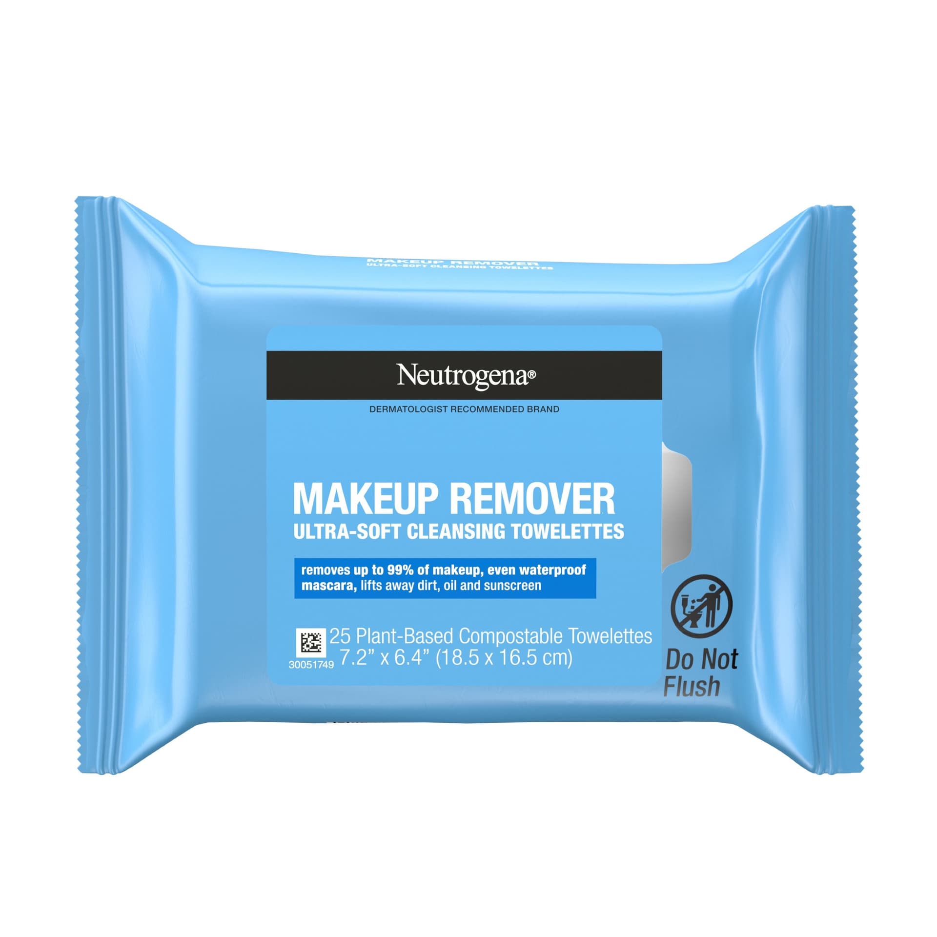 Neutrogena Makeup Remover Cleansing Towelettes, 25CT - Image 1