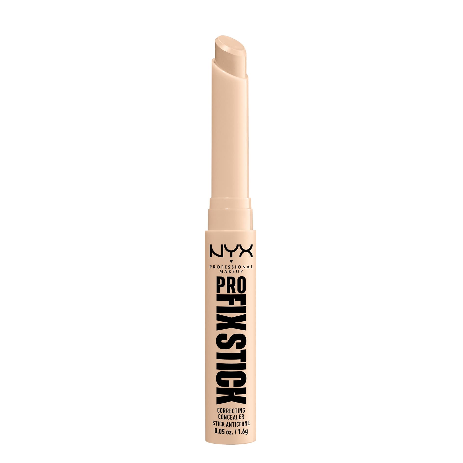 NYX Professional Makeup Pro Fix Stick Concealer, Yellow, Sienna, Classic Tan, Pale, Natural, Pink, Vanilla, Cinnamon, Dark Peach, Apricot, Alabaster, Rich Espresso, Green, Fair, Golden - Image 1
