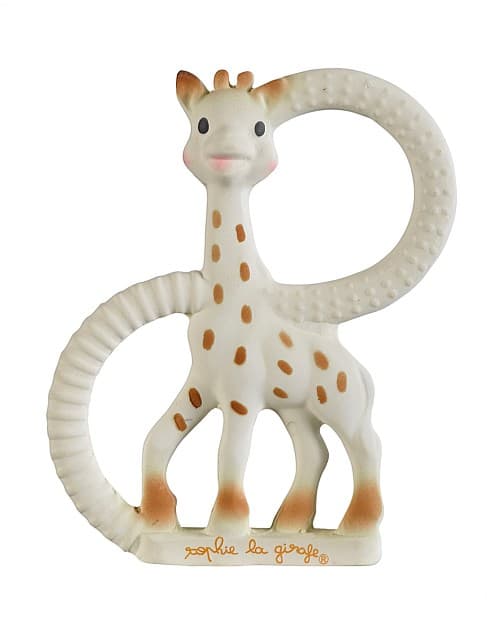 Sophie Sophie the Giraffe So Pure Teething Ring | David Jones - Image 1