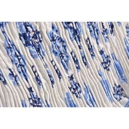 Summer Floral Smocked Dress for Women: Knotted Straps, Elastic Bust, Midi Length thumbnail 18