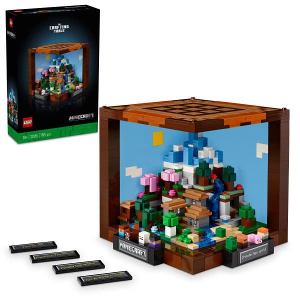 Lego® Minecraft® Arbetsbänk Kreativ Presentidé För Vuxna 21265 - (1195 Delar) - EKO:- - Image 1