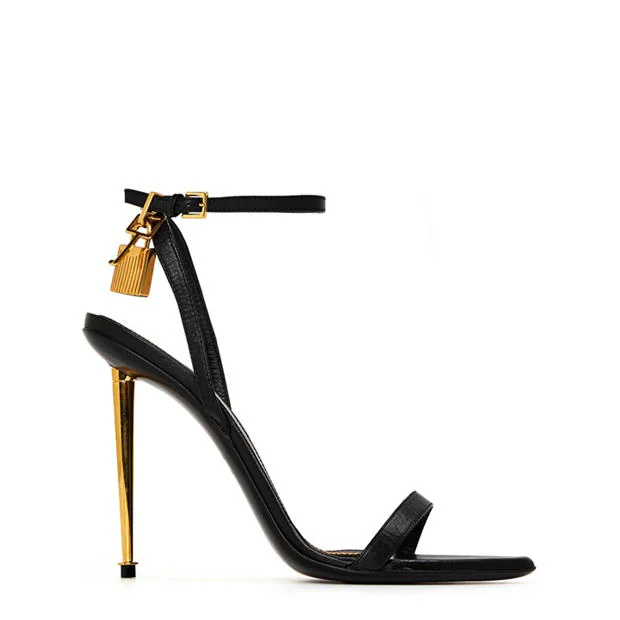 TOM FORD | Women's Padlock Heels | Women | Heeled Sandals | Flannels - Image 1
