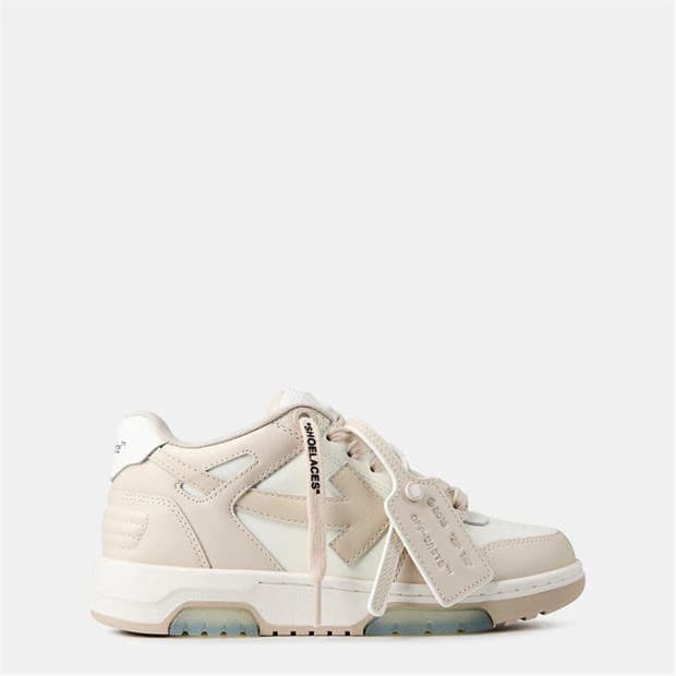 OFF WHITE Women's Out Of Office Trainers, Signature Arrows Sneakers - Image 1