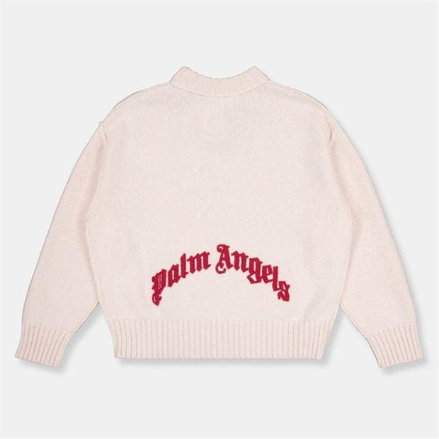 PALM ANGELS Unisex Kids' Logo Knitted Top - Image 1