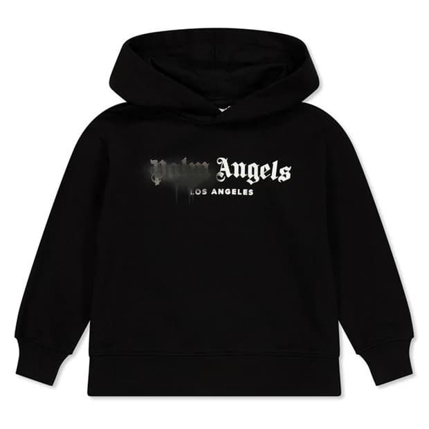 PALM ANGELS Unisex Kids' Spray Pull Over Hoodie - Image 1