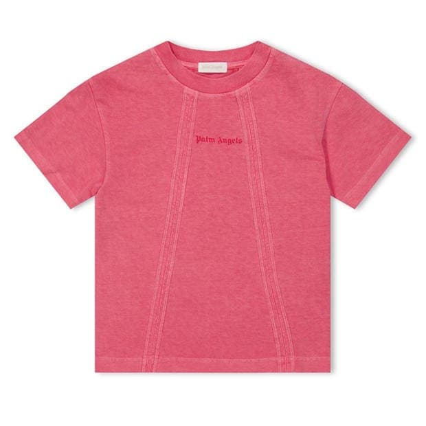 PALM ANGELS Kids' Faded Logo Crew-Neck T-Shirt - Image 1