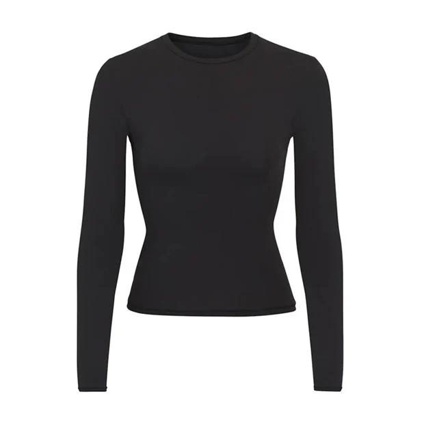 SKIMS Womens Fits Everybody Long-Sleeve Tee - Image 1