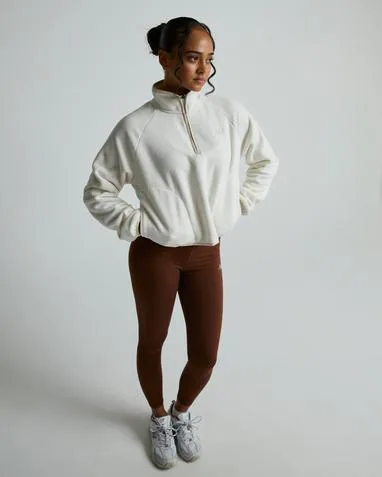 Womens Polar Fleece Half Zip Fleece - Image 1