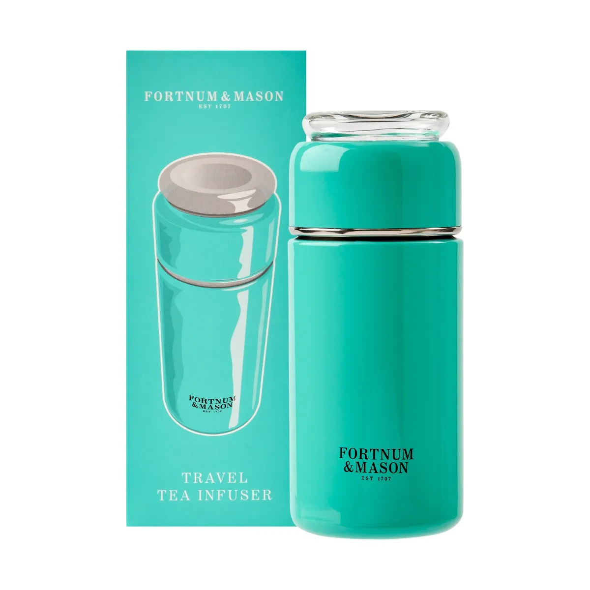 Teasy Travel Tea Infuser, Eau de Nil - Image 1