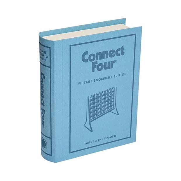 Hasbro Connect 4 Vintage Bookshelf Edition - Image 1