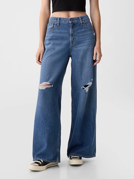 Mid Rise UltraSoft Baggy Jeans thumbnail 13