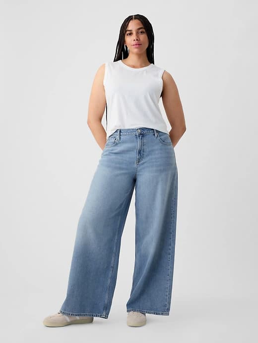 Mid Rise UltraSoft Baggy Jeans thumbnail 5