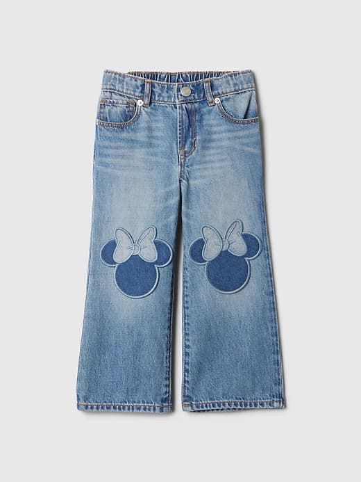 Gap × Disney Baby & Toddler Minnie Mouse Stride Jeans - Image 1